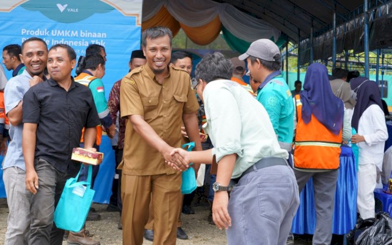 HALALBIHALAL. PT Vale Indonesia Tbk (PT Vale) Indonesia Growth Project (IGP) Morowali menggelar halalbihalal bersama stakeholder di Port Bahomotefe, Bungku Timur, Morowali, Selasa (30/4/2024). foto: istimewa