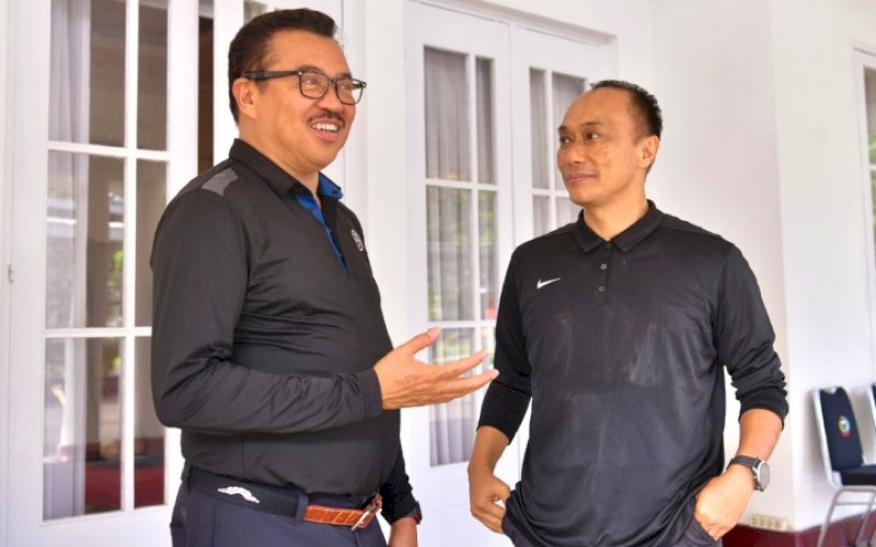 PERTEMUAN. Duta Besar Republik Indonesia untuk Portugal Rudy Alfonso bertemu Pj Gubernur Sulsel Zudan Arif Fakrulloh, Jumat (24/5/2024). foto: istimewa