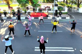 ASN Pemprov Sulsel Antusias Senam Ceria Bersama Pj Gubernur