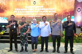 Forkopimda Sulbar Kompak Hadiri Rakor Persiapan Pilkada Serentak 2024, Dibuka Menkopolkam dan Mendagri