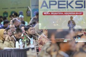 Presiden Buka Rakernas APEKSI 2024, Turut Hadir Firman Pagarra