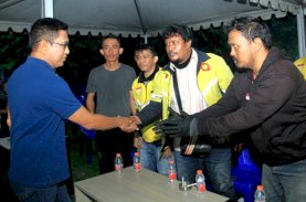 Komunitas Driver Ojol Dukung Rusdin Abdullah di Pilwalkot Makassar 2024