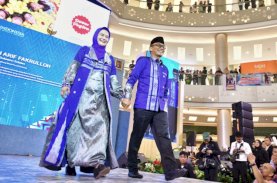 Zudan dan Istri Ikuti Fashion Show, Kenakan Wastra Sengkang Motif Pucuk Rebung