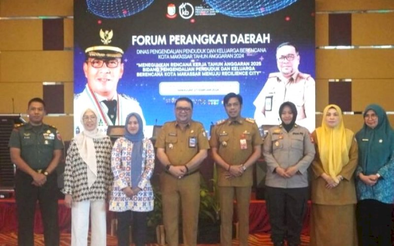 FORUM SKPD. DPPKB Kota Makassar mengadakan Forum SKPD di Hotel Aston Makassar, Selasa (27/2/2024). foto: istimewa