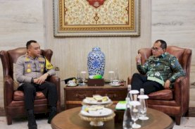 Danny Pomanto Bersama Kapolres Pelabuhan Makassar Silaturahmi dan Perkuat Kinerja Forkopimda