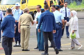 Danny Pomanto Jemput Presiden di Pangkalan TNI AU Sultan Hasanuddin
