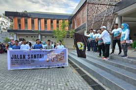 SMAN 1 Makassar Jalan Santai Bersama Sambut Peserta Didik Baru