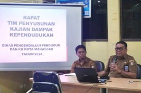 DPPKB Makassar Rapat Penyusunan Dampak Kependudukan