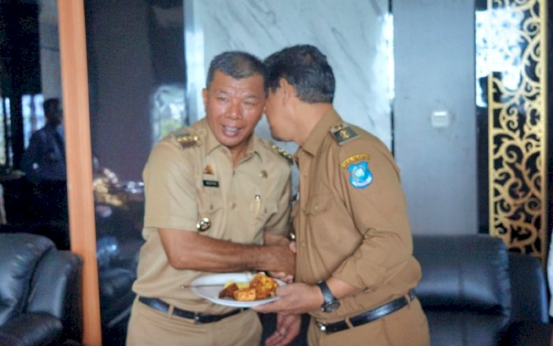 PASANGAN. Bupati dan Wakil Bupati Bulukumba, Andi Muchtar Ali Yusuf-Andi Edy Manaf, kembali maju berpasangan pada Pilkada Bulukumba 2024. foto: istimewa