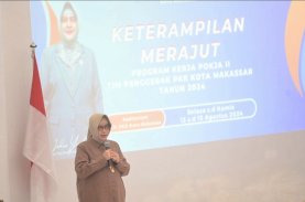 Tingkatkan Semangat Berwirausaha, Indira Dorong Kader PKK Makassar Asah Keterampilan Merajut