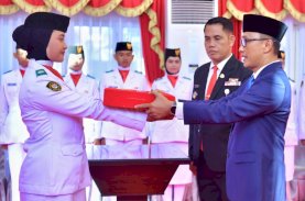 Pengukuhan Paskibraka Sulsel, Pj Gubernur Minta Fokus pada Tugas