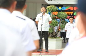 Pjs Wali Kota Makassar Pimpin Apel Perdana, Tekankan Lima Tugas Penting