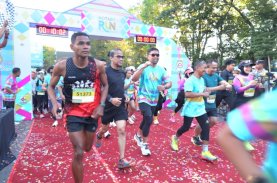 Pjs Wali Kota Makassar Jadi Runner Notary Run dan Kemenkes Fun Walk 2024