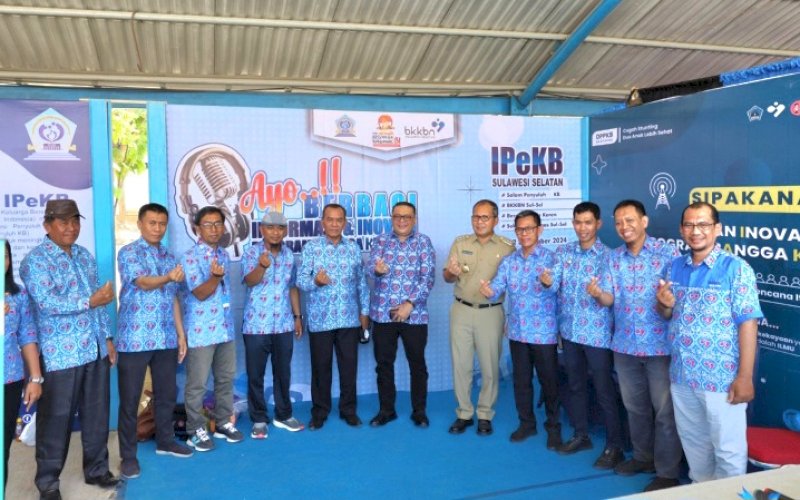 HARGANAS. Wali Kota Makassar, Moh Ramdhan Pomanto, menghadiri puncak peringatan Hari Keluarga Nasional (Harganas) ke-31 tingkat Provinsi Sulsel di Kantor Bupati Maros, Senin (2/9/2024). foto: istimewa