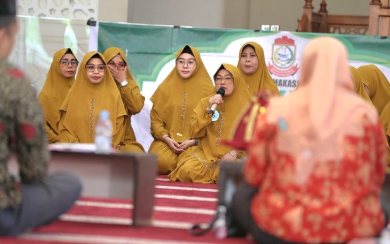 PERLOMBAAN. Lomba Asmaul Husna antar kelompok majelis taklim se-Kota Makassar yang digelar Bagian Kesejahteraan Masyarakat (Kesra) Sekretariat Daerah Kota Makassar, 10 hingga 17 September 2024. foto: istimewa