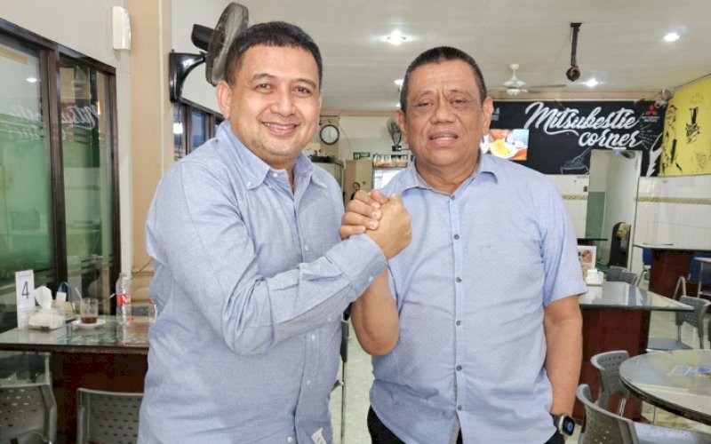 Munafri Arifuddin-Amirullah Nur Saenong. foto: doelbeckz/pluz.id