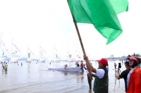 Sandeq Heritage Festival 2024, Sekda Sulbar Lepas Peserta di Etape Lima