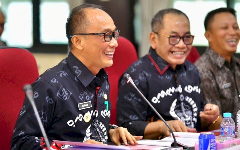 EVALUASI. Evaluasi Kinerja Penjabat (Pj) Gubernur Sulsel, Zudan Arif Fakrulloh, di Inspektorat Kementerian Dalam Negeri, Kamis (12/9/2024). foto: istimewa 