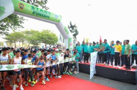 Pekan Nasional Keselamatan Jalan 2024, Pjs Wali Kota Makassar Melepas dan Menyemarakkan GAS Run