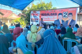 Kampanye di Batunilamung, Warga: Kalau Bukan Andi Utta Jalan Tidak Jadimi