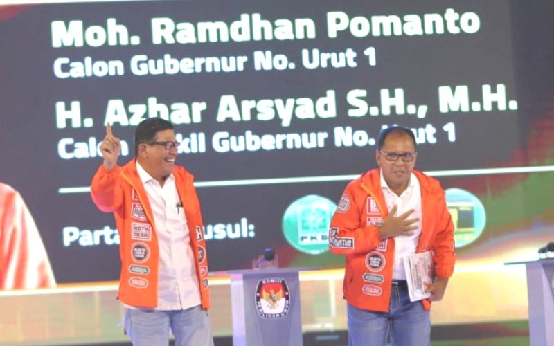 Pasangan Moh Ramdhan Pomanto-Azhar Arsyad. foto: istimewa