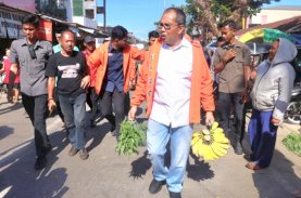 Danny Pomanto Blusukan di Pasar Sentral Pangkep