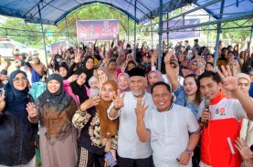 Narji Yakinkan Emak-emak Pilih Amri-Rahman di Pilwalkot Makassar 2024