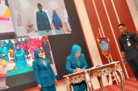 Ninuk Zudan Lantik Pj Ketua PKK Parepare, Palopo, dan Sinjai