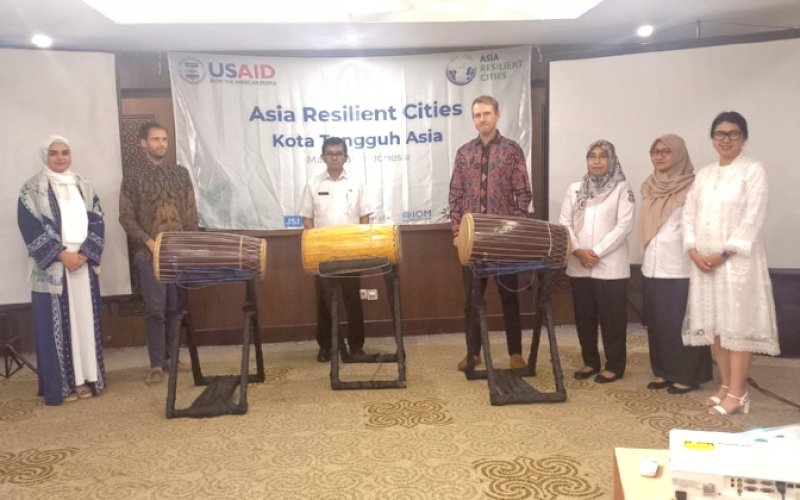 FGD. Pelaksanaan &nbsp;Focus Group Discussion (FGD) Asia Resilient City (ARC) Kota Tangguh Asia di Kota Makassar. foto: istimewa