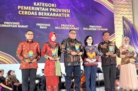 Sulbar Raih Penghargaan Pemprov Cerdas Berkarakter 2024