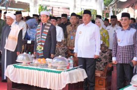 Pj Gubernur Sulbar Dampingi Menteri Agama Hadiri Haul Akbar AGH Abdurrahman Ambo Dalle