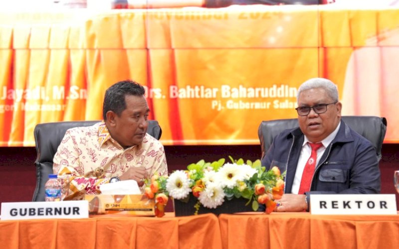Bahtiar Baharuddin-Prof Karta Jayadi. foto: istimewa