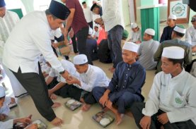 Pj Gubernur Sulsel Uji Coba Makan Bergizi Gratis di Pondok Pesantren
