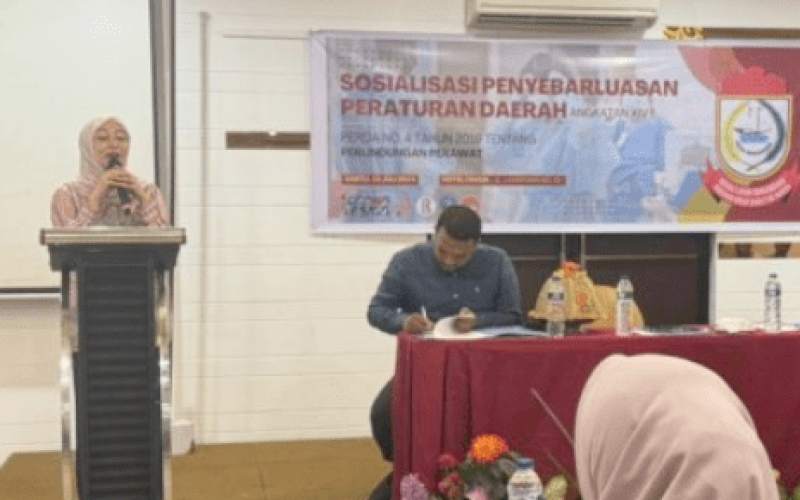 Budi Hastuti Sosialisasi Perda Perlindungan Perawat