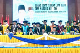 Sekda Sulsel Dampingi Nasaruddin Umar di Dies Natalis Ke-59 UIN Alauddin Makassar