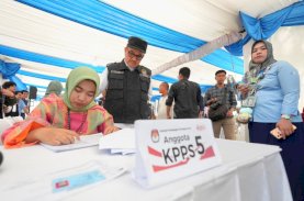 Sekda Sulsel Tinjau Pencoblosan Pilkada di Gowa