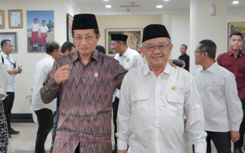 Nasaruddin Umar-Abdul Mu'ti. foto: istimewa