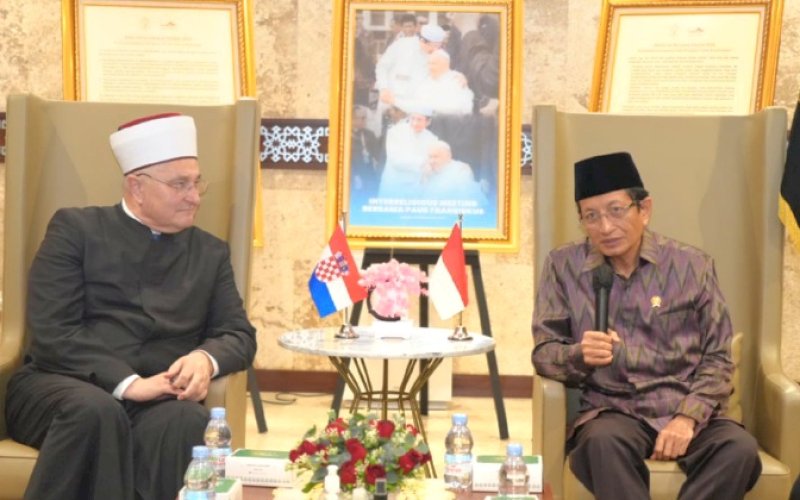 Aziz ef Hasanovic-Nasaruddin Umar. foto: istimewa