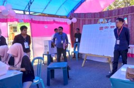Plh Kepala Diskominfo-SP Sulsel Tinjau Pencoblosan Pilkada Serentak 2024 di Wajo