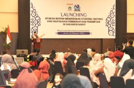 Pj Gubernur Sulbar Resmikan Monitoring Stunting Berbasis Teknologi Digital
