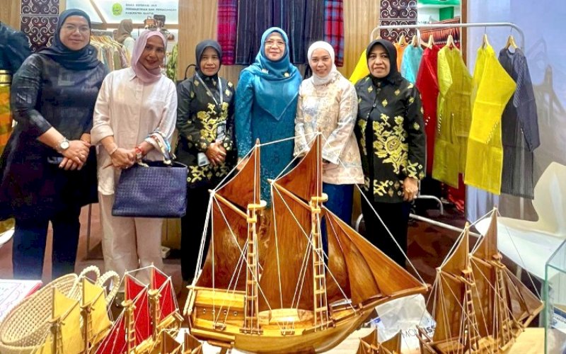 INACRAFT. Dekranasda Kabupaten Bulukumba hadirkan produk UMKM di The Jakarta International Handicraft Trade Fair (Inacraft) 2025 yang digelar di Jakarta Convention Center, 5-9 Februari 2025. foto: istimewa