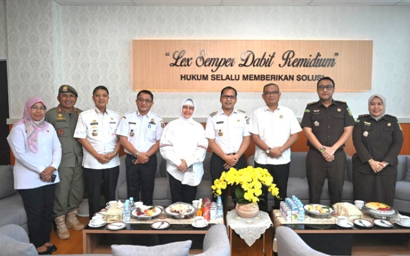 Indira Dampingi Danny Pomanto Silaturahmi dan Pamitan ke Forkopimda