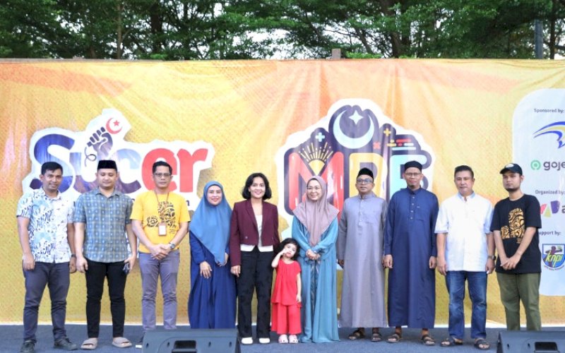 MRF 2025. Ketua TP PKK Kota Makassar, Melinda Aksa, menghadiri acara pembukaan Makassar Ramadan Fest (MRF) 2025 yang diselenggarakan di Taman Pakui Sayang, Jl AP Pettarani, Kota Makassar, Rabu (5/3/2025). foto: istimewa