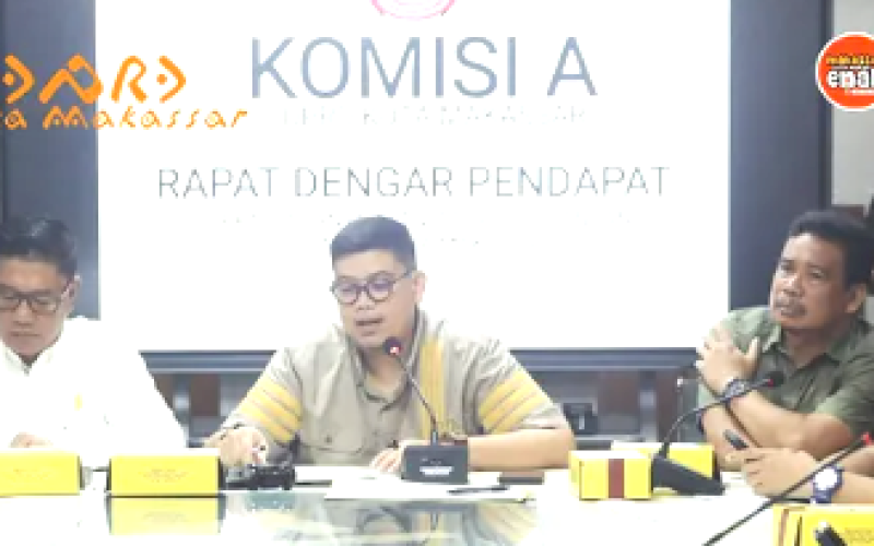 RDP. Komisi A DPRD Kota Makassar menggelar Rapat Dengar Pendapat (RDP) menanggapi aduan masyarakat mengenai aktivitas pergudangan yang masih berlangsung di dalam kota. foto: istimewa