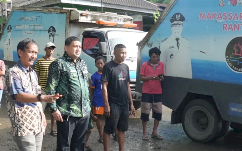 PENINJAUAN. Wali Kota Makassar, Munafri Arifuddin, kembali turun langsung meninjau TPA Antang, Kecamatan Manggala, Kamis (26/6/2025). foto: istimewa