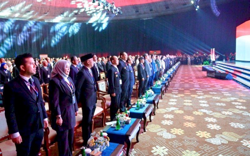 ICI 2025. Wagub Sulsel, Fatmawati Rusdi (kedua kiri), menghadiri pembukaan International Conference of Infrastructure (ICI) 2025 yang digelar di Jakarta Convention Center (JCC), Senayan, Jakarta, Rabu (11/6/2025). foto: istimewa