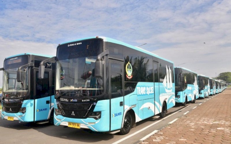 Bus Trans Sulsel. foto: istimewa
