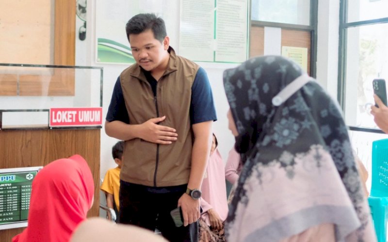 SIDAK. Bupati Bantaeng, M Fathul Fauzy Nurdin, Inspeksi Mendadak (Sidak) di Puskesmas Bissappu, Kecamatan Bissappu, Bantaeng, Rabu (2/7/2025) pagi. foto: istimewa