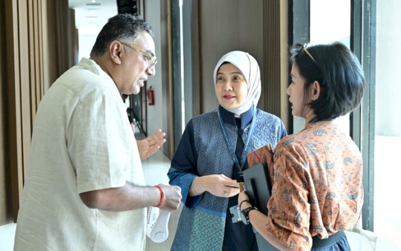 DISKUSI NASIONAL. Wakil Wali Kota Makassar, Aliyah Mustika Ilham, menghadiri diskusi nasional bertema 'Migrasi yang Efektif untuk Pekerja Migran Indonesia' di kawasan inti pusat pemerintahan Ibu Kota Nusantara (IKN), Kalimantan Timur (Kaltim), Jumat (1/8/2025). foto: istimewa