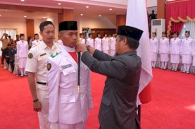 Gubernur Sulsel Kukuhkan 73 Anggota Paskibraka Provinsi